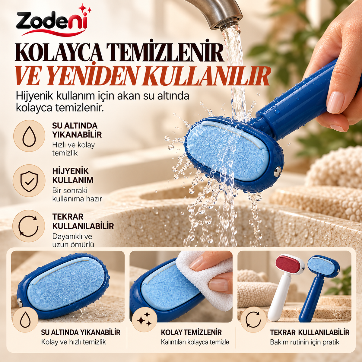 Zodeni™ - Pürüzsüz Topuk