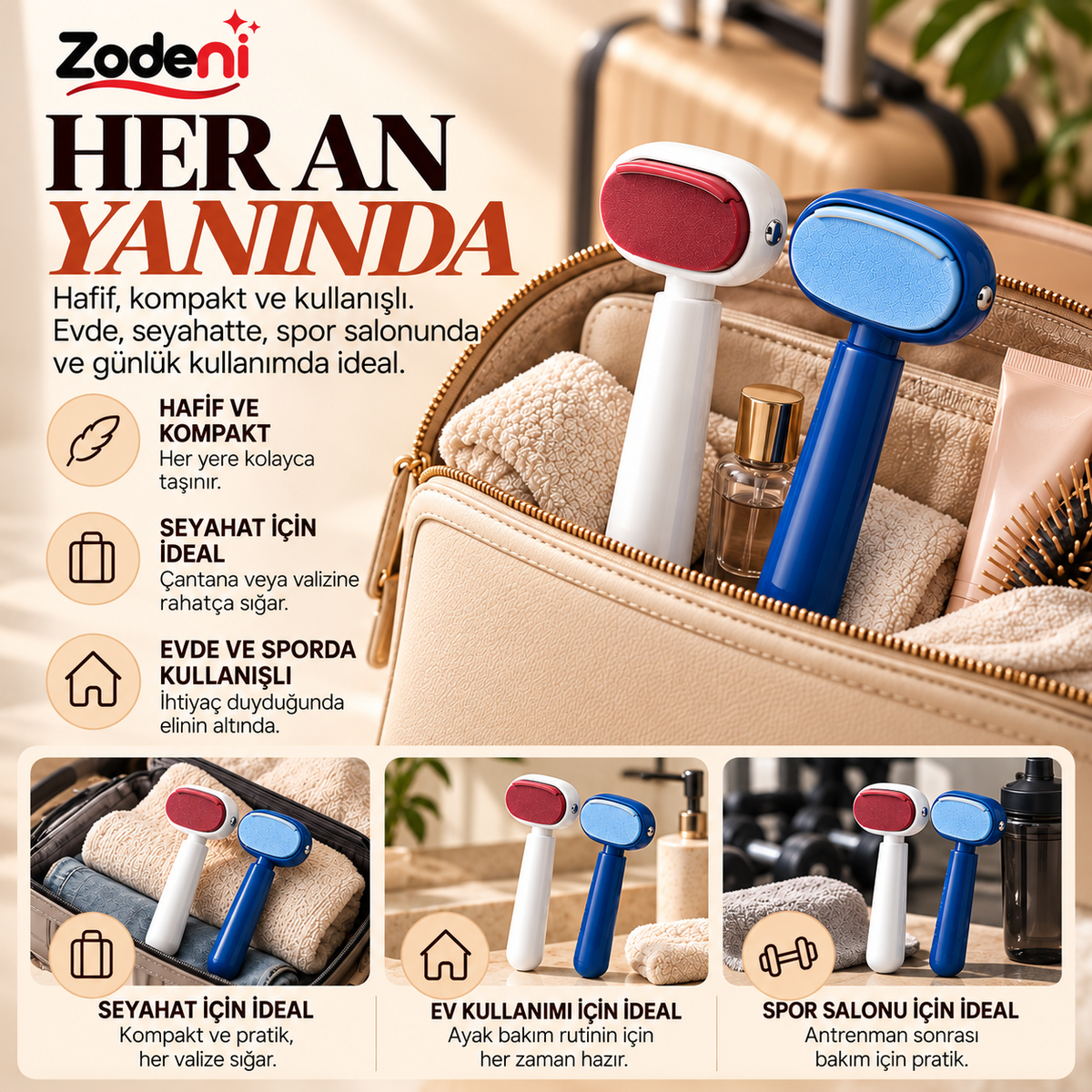 Zodeni™ - Pürüzsüz Topuk